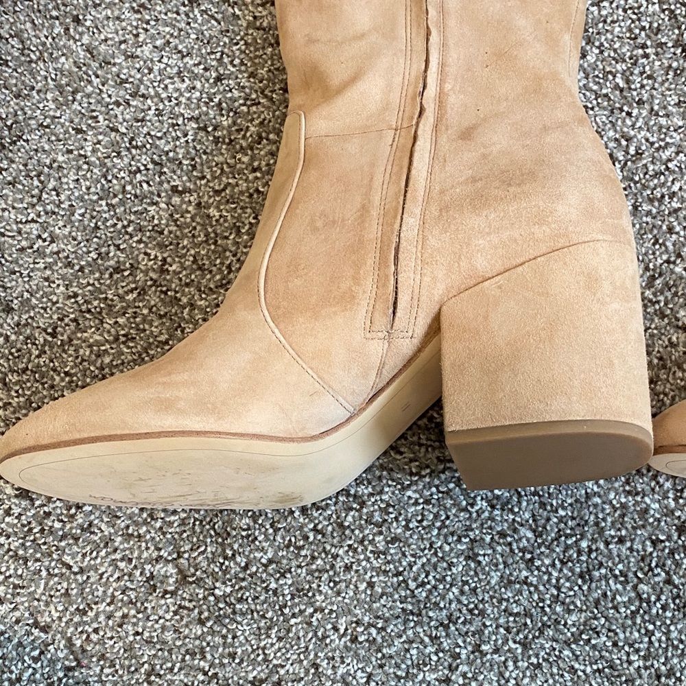 Sam Edelman Beige Knee Boots Size 11 - Picture 10 of 16